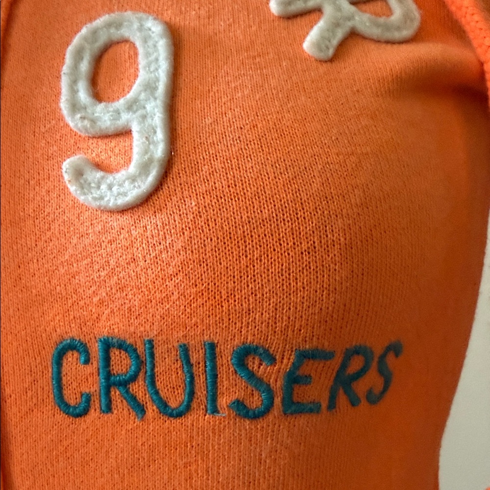 Vintage Hollister Highlighter Orange Coastal Cruisers Full Zip Hoodie - Picture 2 of 7